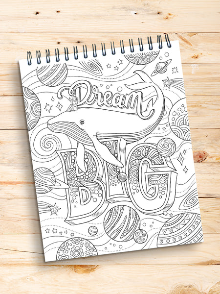 Colors of inspiration volume coloring book for adults by hasby mubar â
