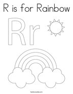 Rainbow coloring pages