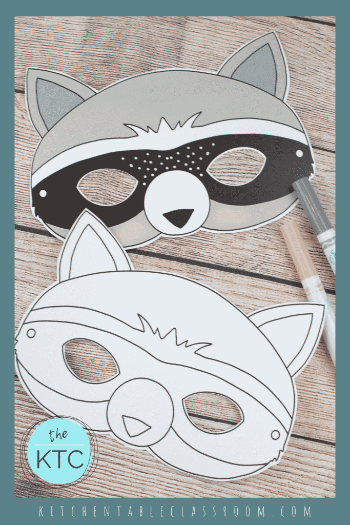 Woodland animal masks