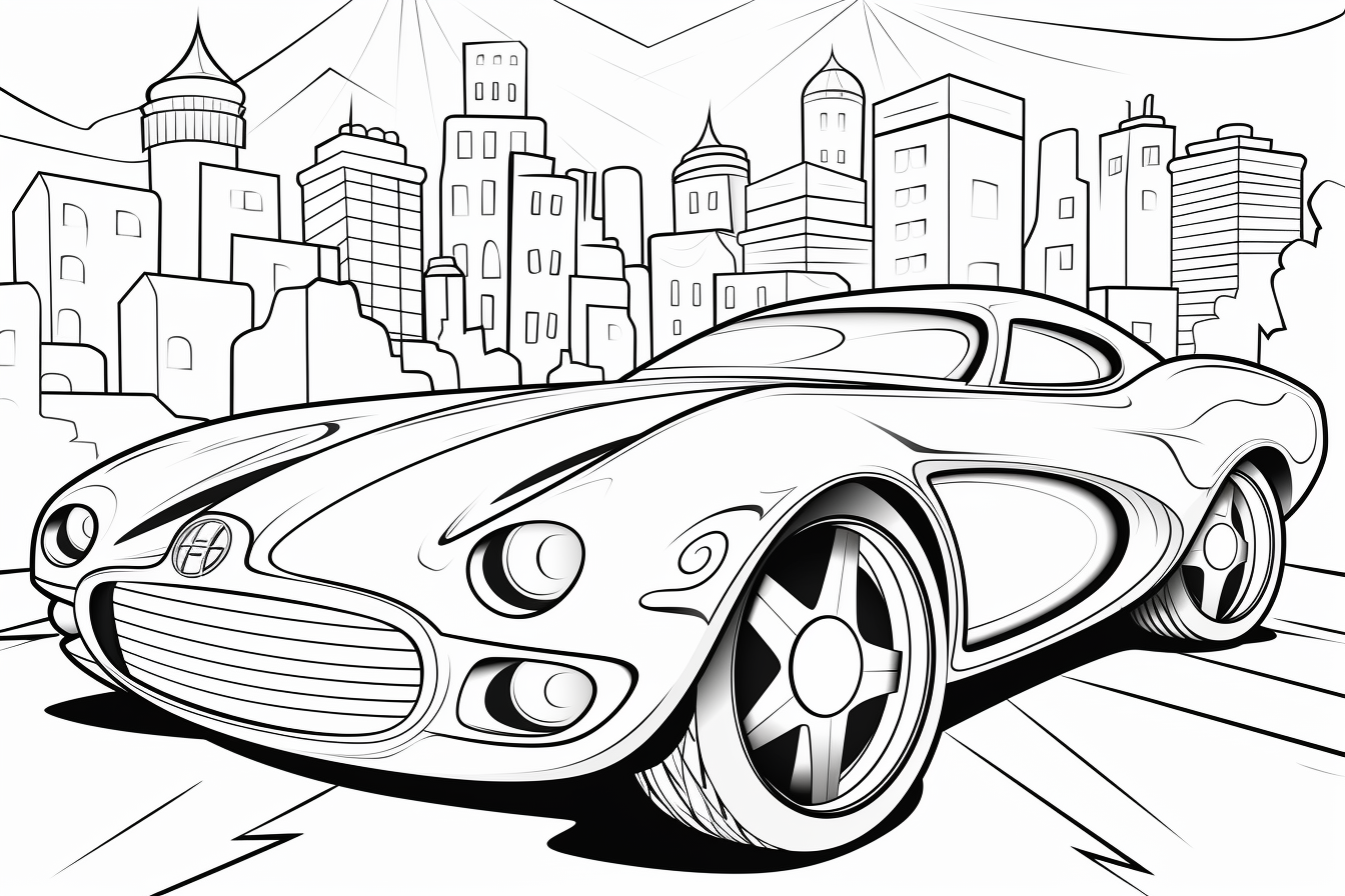 Racing car coloring books for children coloring pages