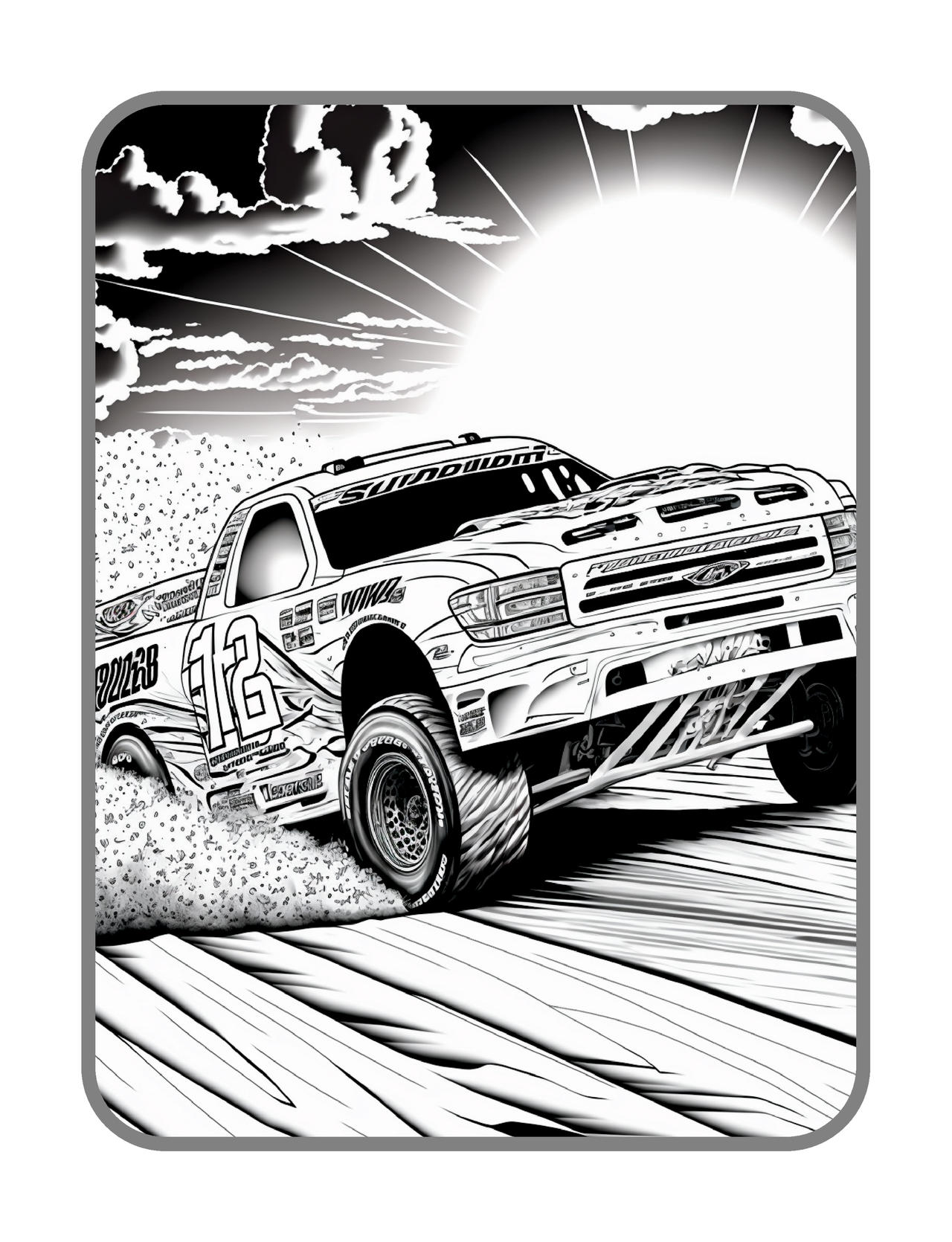 American racing cars coloring pages in premium by coloringbooksart on