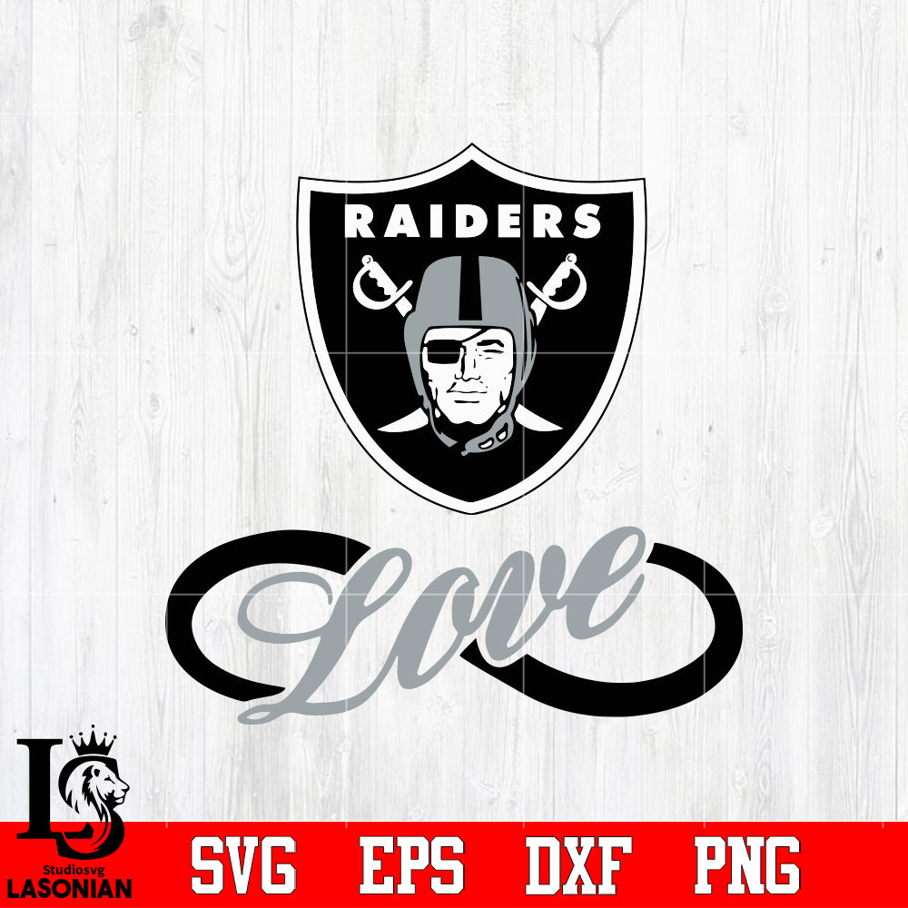Las vegas raiders love svg dxf eps png file â
