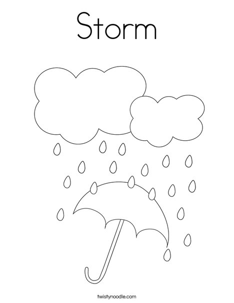 Storm coloring page