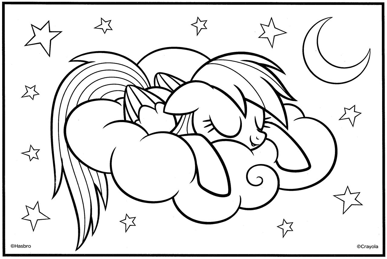 Mlp my little pony coloring page by magnificent