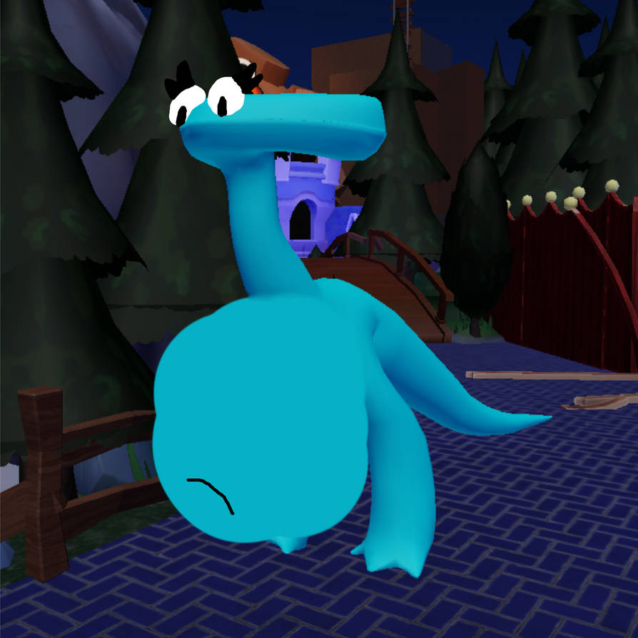 Rainbow friends cyan vore by lolll on