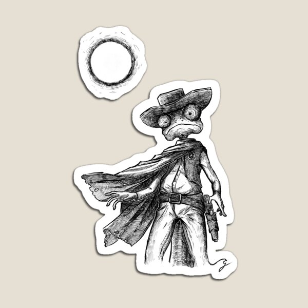 Cowboy lezard magnet by cest pas moi