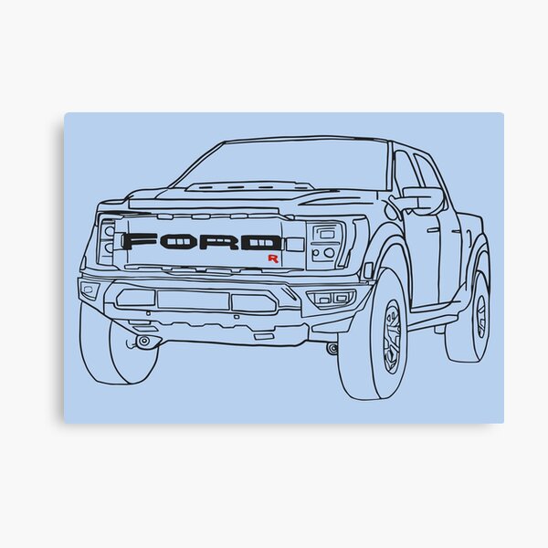 F raptor canvas prints for sale