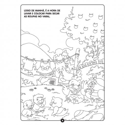 Caderno para colorir pintar