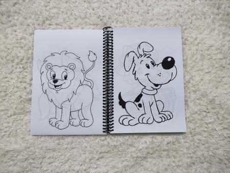 Caderno para colorir pintar