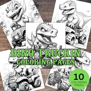 T rex coloring page