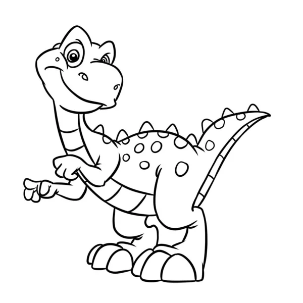 Little lizard coloring page cartoon illustration isolated image stock illustration by efengai