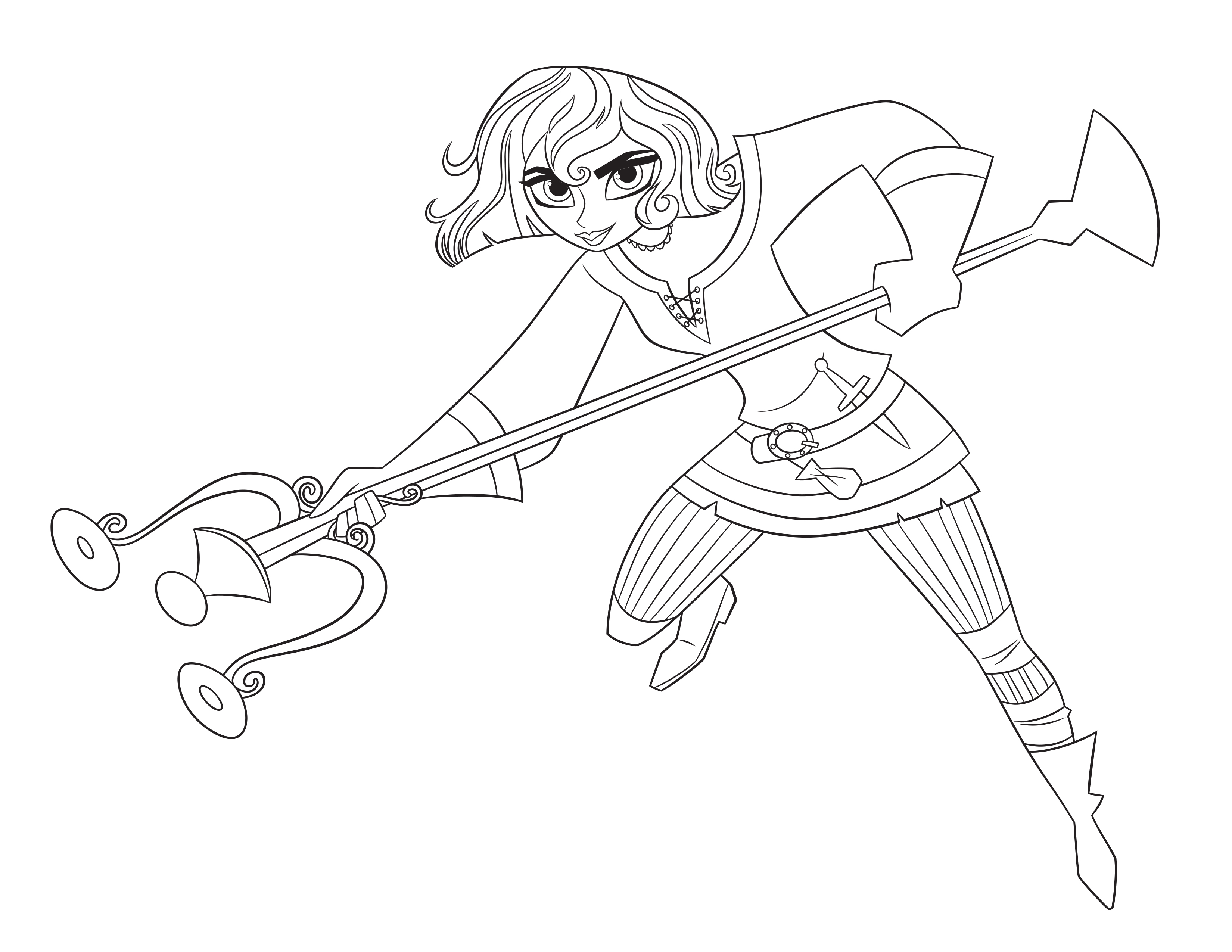 Tangled the series coloring pages