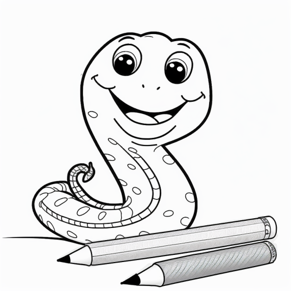 Snake drawing