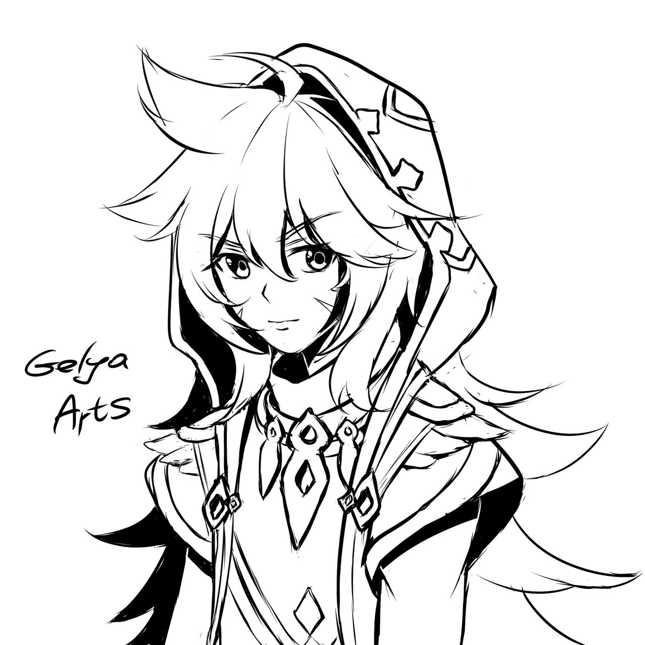 Genshin impact razor by gelyafx on