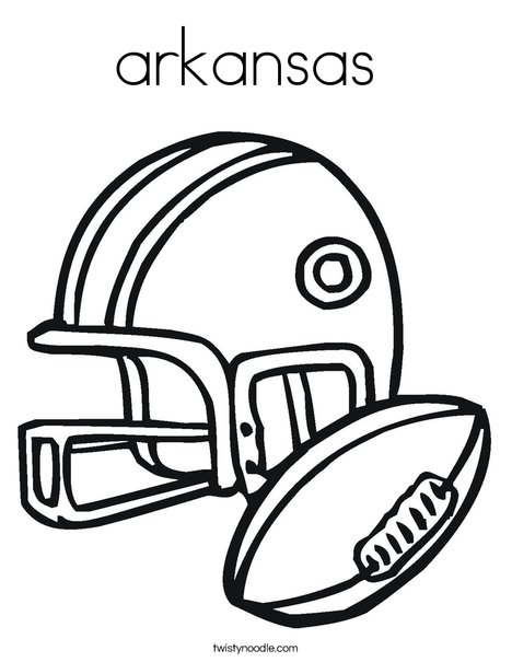 Arkansas coloring page