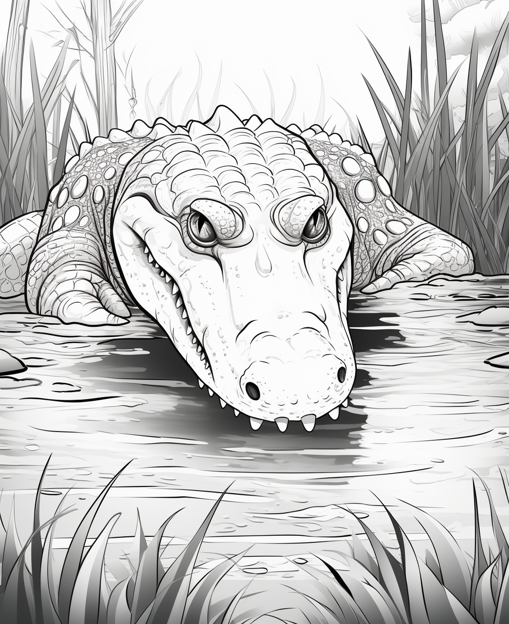 Crocodile coloring book for children years old coloring pages ñðñððµñðñðññ