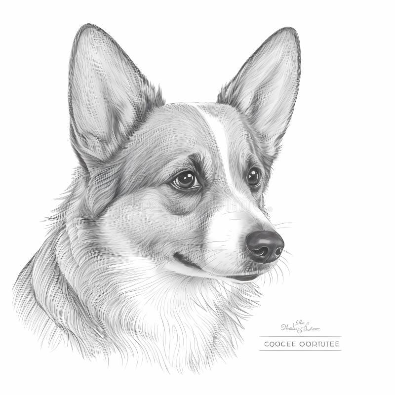 Corgi coloring stock illustrations â corgi coloring stock illustrations vectors clipart