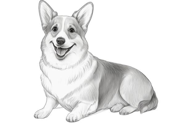 Free printable dog coloring pages list