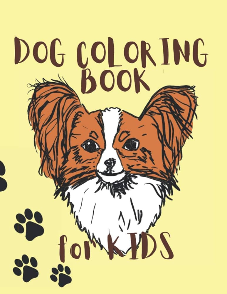 Dog coloring book for kids realistic coloring pages for ages