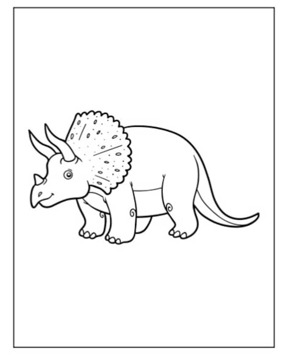 Pages of realistic dinosaur coloring pages for kids
