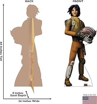 Cardboard people ezra bridger life size cardboard cutout standup