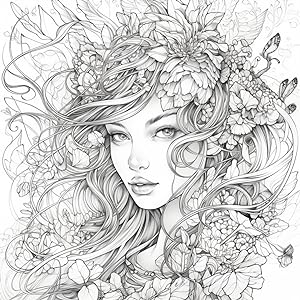 Fairies coloring book for adults beautiful illustrations for relaxation and stress relief larik marijana books