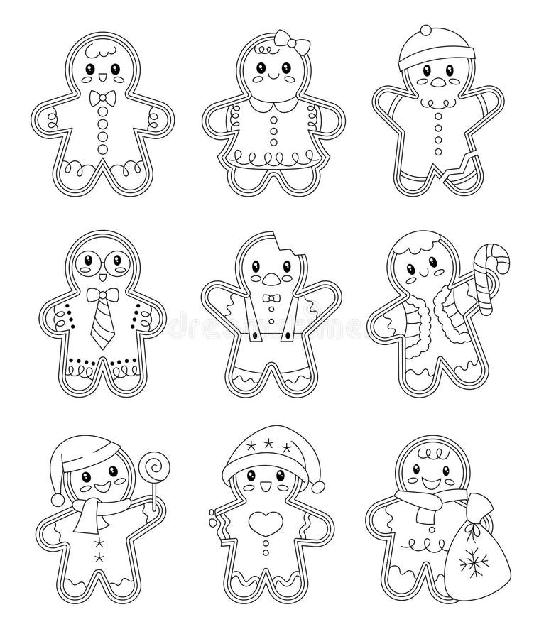 Christmas baking coloring stock illustrations â christmas baking coloring stock illustrations vectors clipart