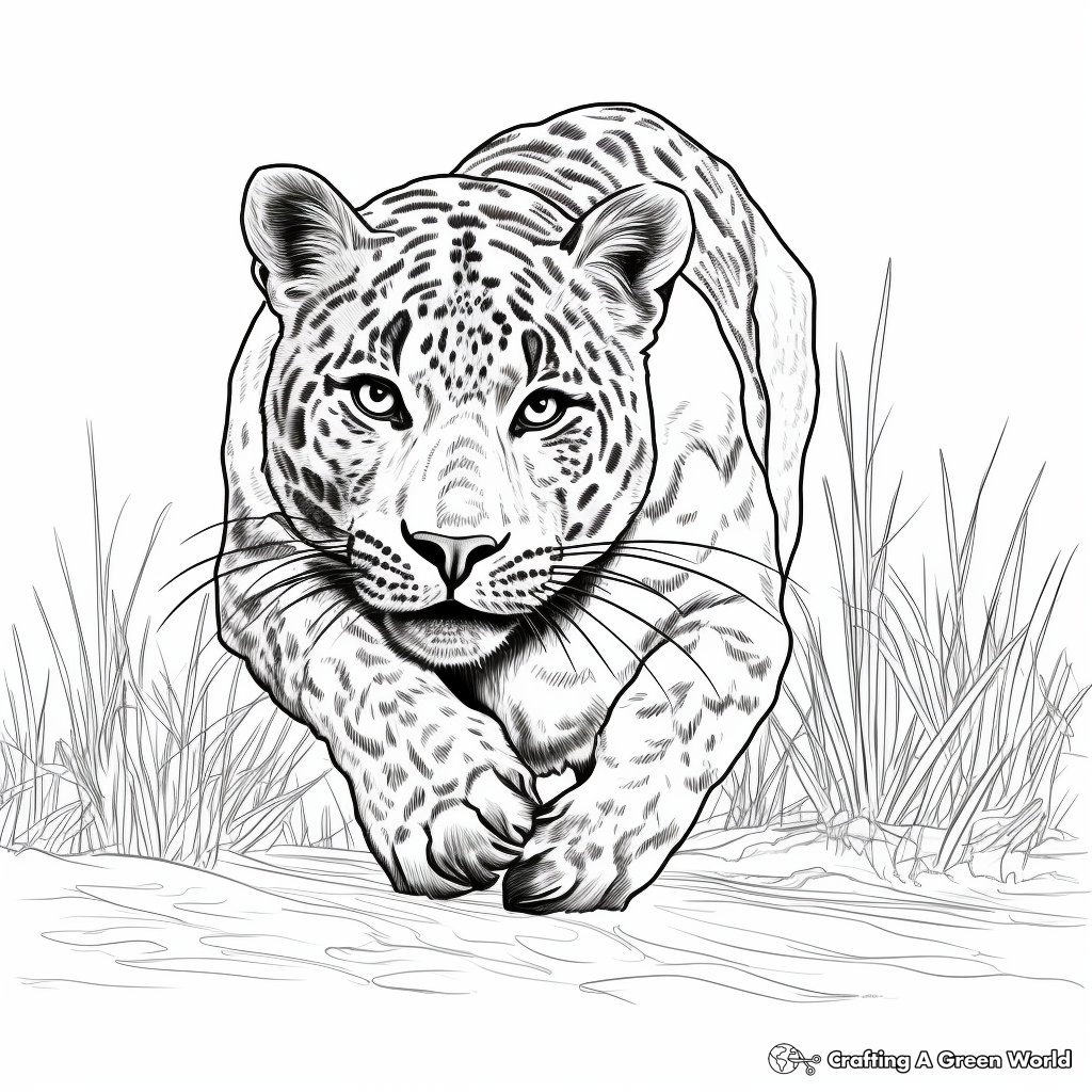Panther coloring pages