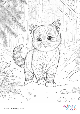 Cat louring pages