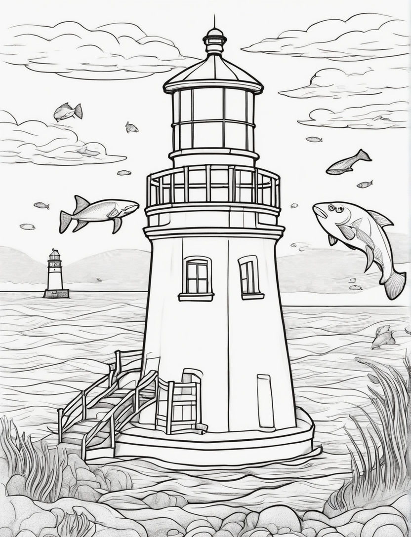 Drawing lighthouse