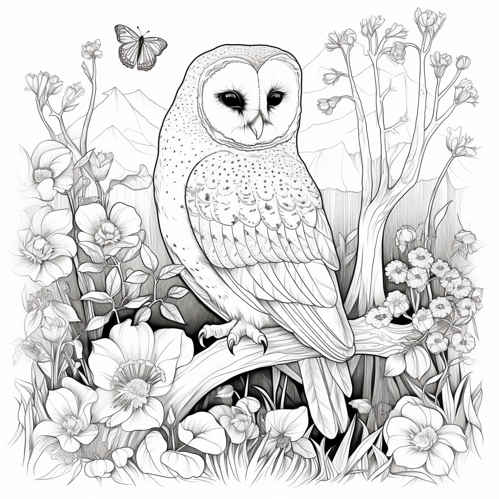 Coloring page owl eagle owl coloring books for children years old coloring pages