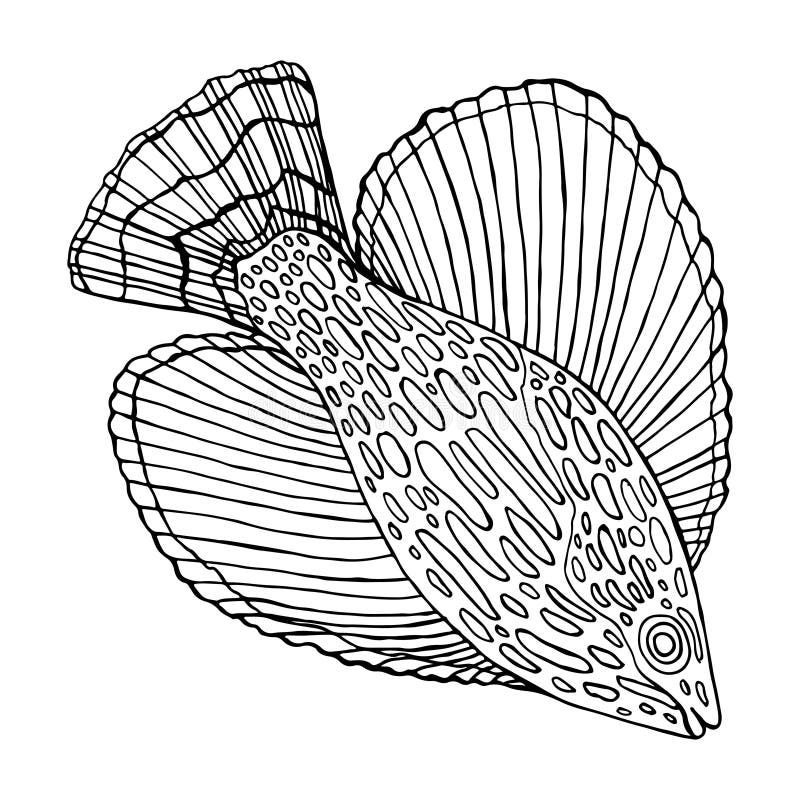 Adult coloring under sea stock illustrations â adult coloring under sea stock illustrations vectors clipart