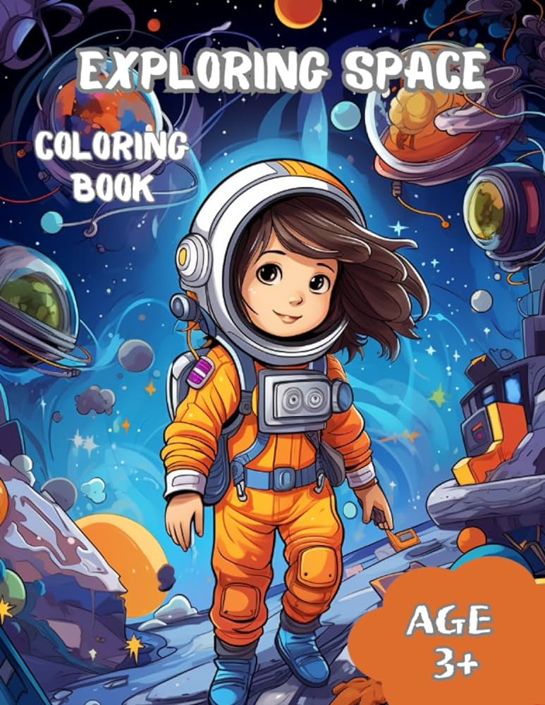 Space explorers coloring book for kids unleash your imagination explore the cosmos with color realistic fun original illustrations for your young astronauts books jb lubosco bella yuna books