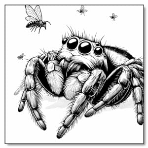 Spooders the pet jumping spider coloring book boutsianis wendy books