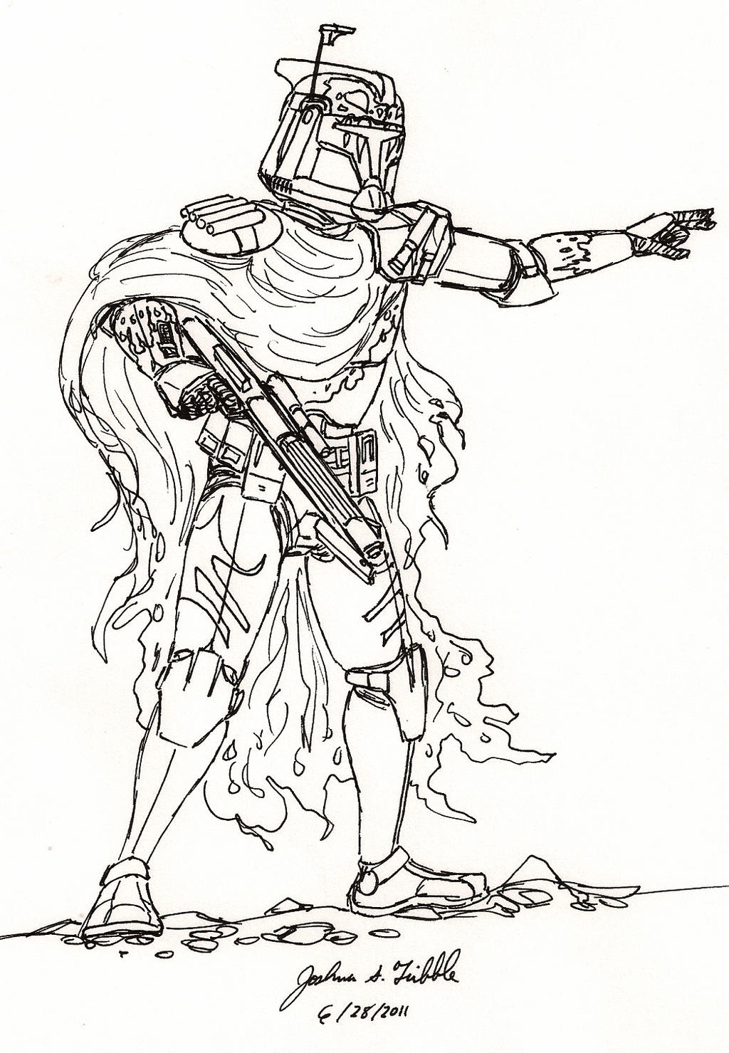 A clone trooper design mk by tribble