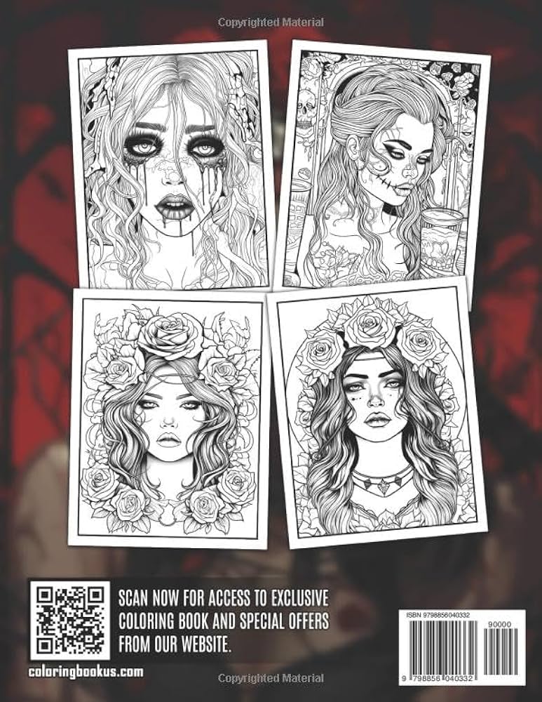 Horrific elegance loring book unleash your artistic talents in the world of gothic horror with charming loring pages for loring enthusiasts captivating aesthetics of horrific elegance nelligan kiran