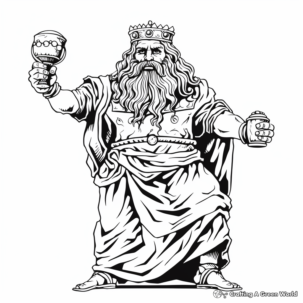 Greek gods coloring pages