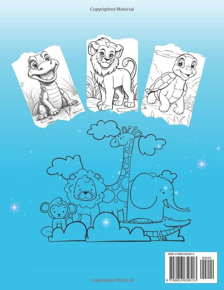 Coloring book the zoo is a delightful collection of pages featuring zoo animal coloring pages and blank sheets for creative expression enjoy innovative blend of realistic and whimsical i