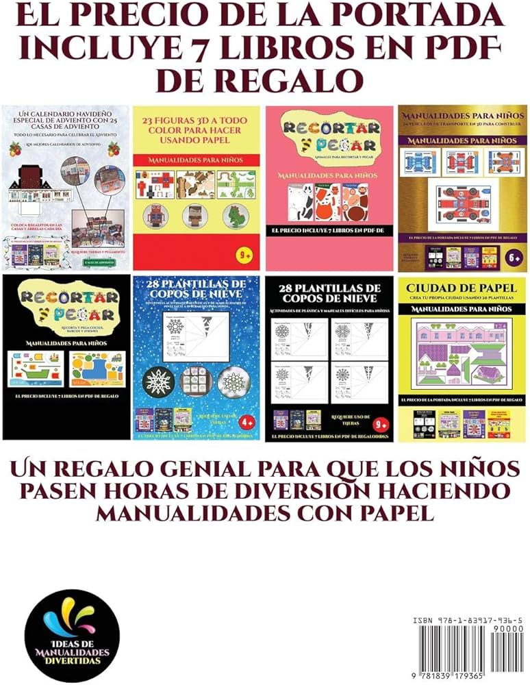 Hojas recortabl para montar con pegamento ciudad de papel crea tu propia ciudad usando plantillas un regalo genial para que los niãos pasen horas de diversiãn haciendo manualidad con papel