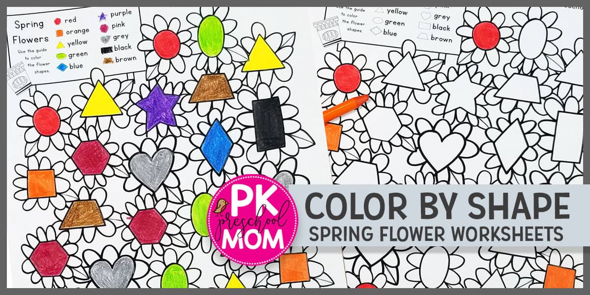 Shapes worksheets for preschool