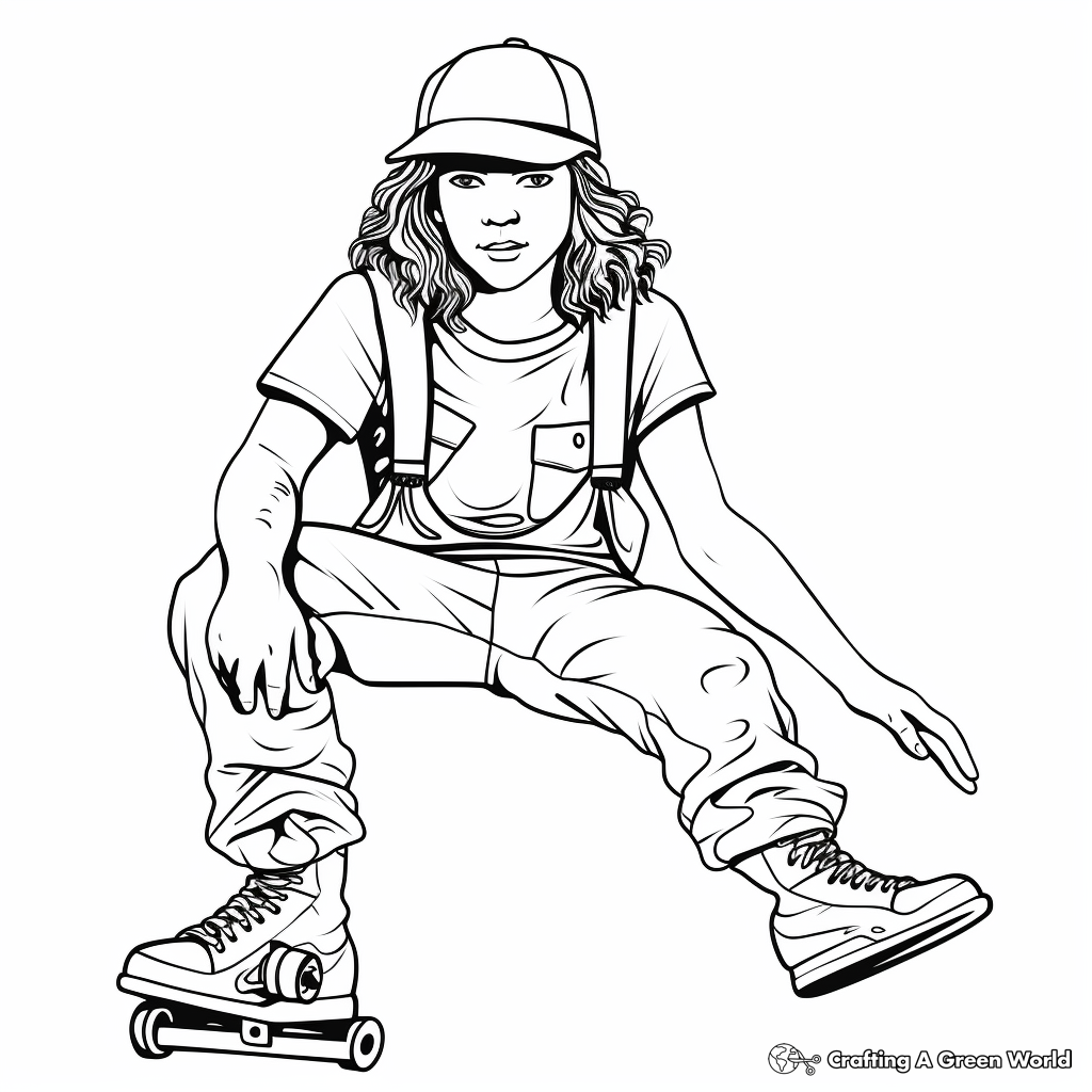 Overalls coloring pages