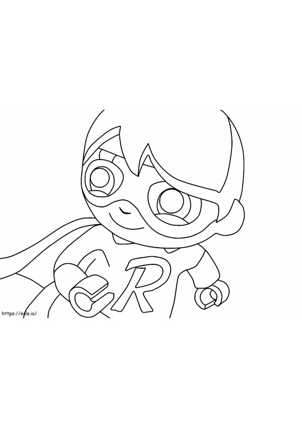Lego red titan coloring page