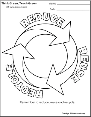 Coloring page think green