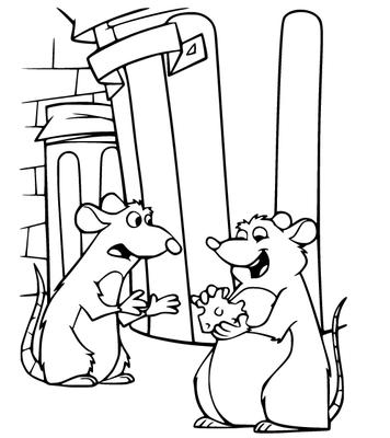 Ratatouille coloring pages