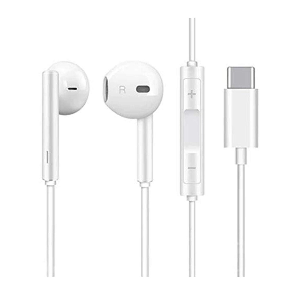 Buy sarsa type c earphones with type c wired earphone with mic rich bass and noise isolation patible with oppo reno pro reno pro white online at best prices in