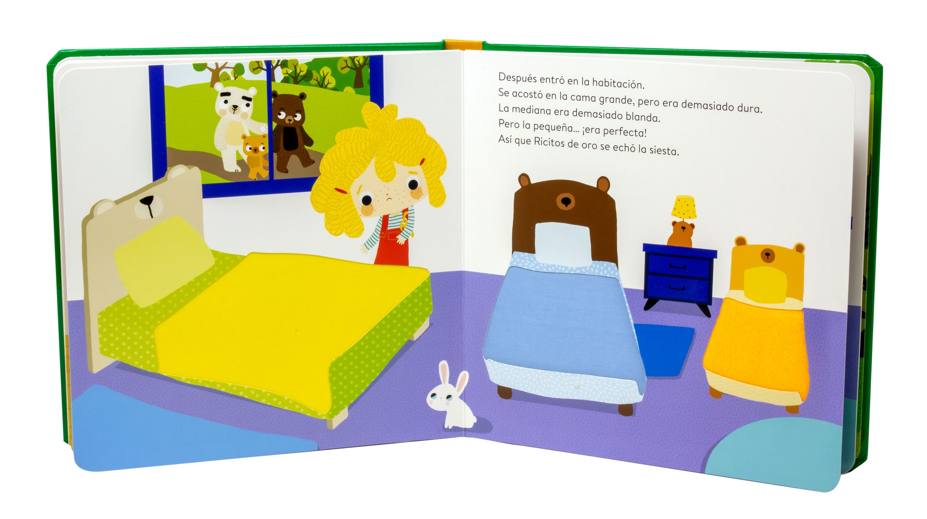 Ricitos de oro cuento con texturas