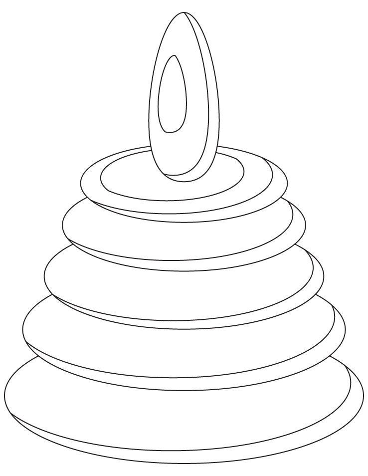 Toy ring coloring page download free toy ring coloring page for kids best coloring pages