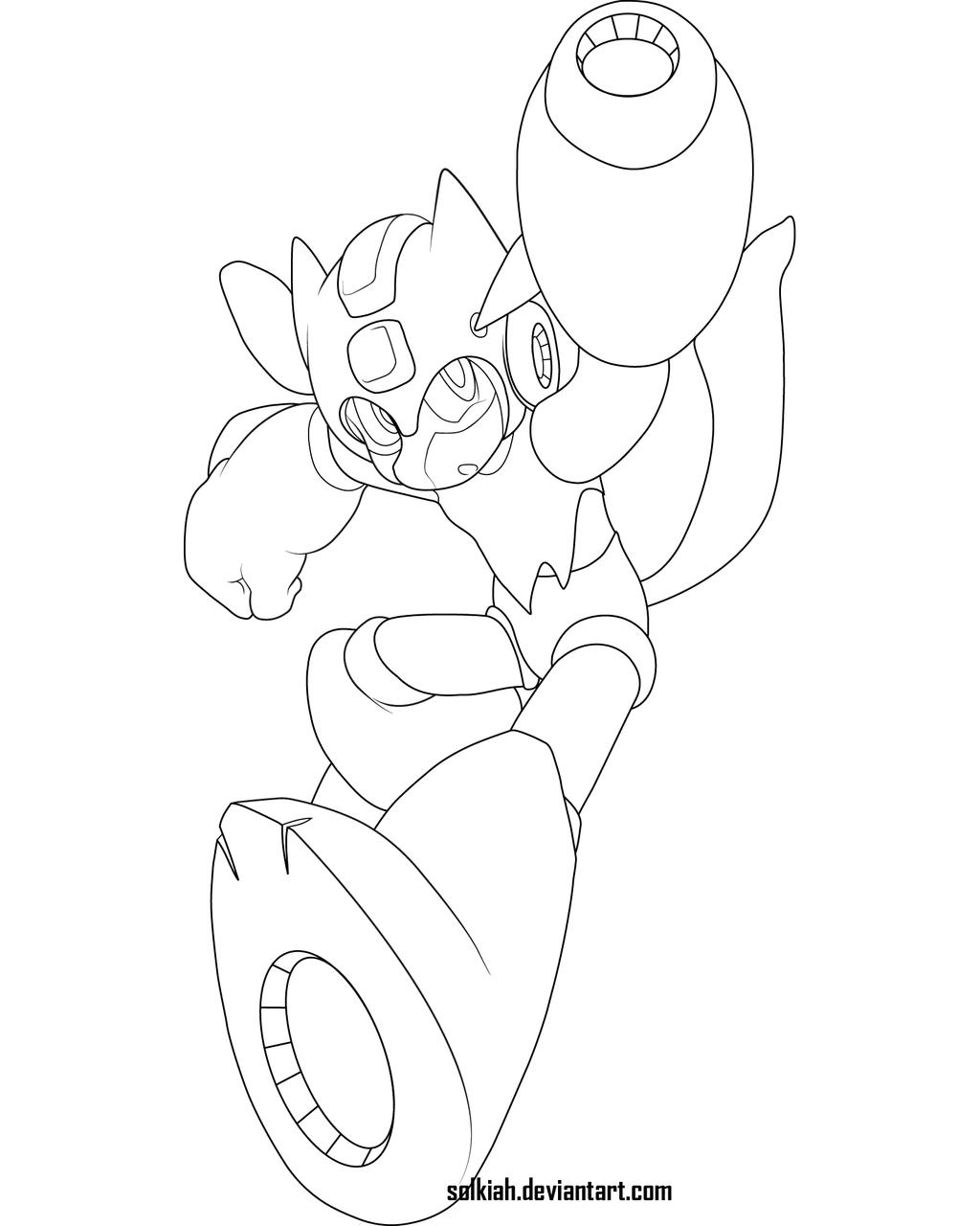 Megamanriolu coloring page by solkiah on