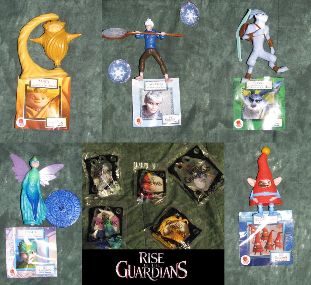 Rise of the guardians mcdonalds toys by hot