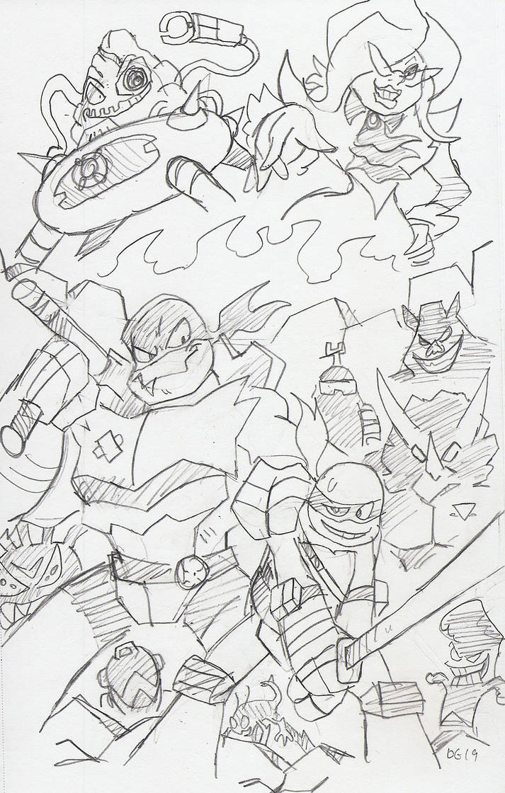 Rise of the tmnt turtle mania by blueike on